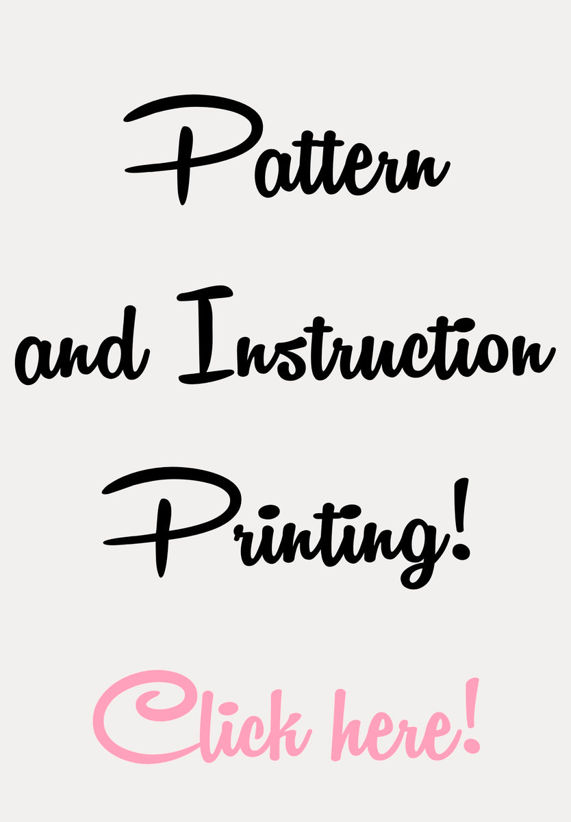 Please Print Pattern Pattern and Instruction Printing – The Plotted Pattern