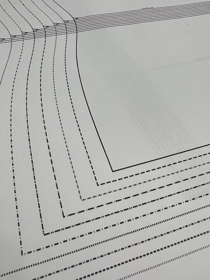 A0 Color Paper A0 Sized Printed Pattern - PLAIN PAPER - Color or B&W – The Plotted Pattern